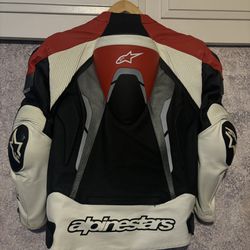 Alpinestars Celer Leather Motorcycle Racing Jacket 