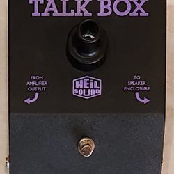 The Talk Box - Heil Sound by Jim Dunlop USA model HT-1 in original box with manual.