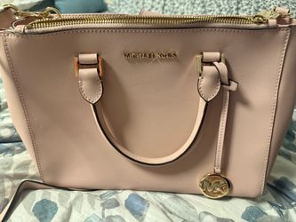 Michael Kors Pink Saffiano Leather Satchel