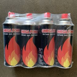 Butane canisters for portable stoves!