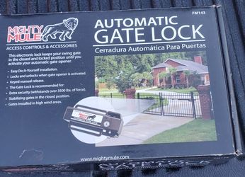 Mighty Mule Automatic Gate Lock. Model FM143