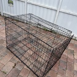 Foldable  Large Dog Crate Cage  Jaula De Perro Grande Plegable 