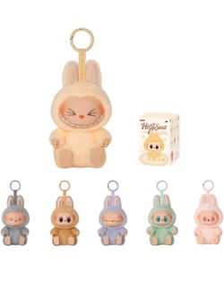 POP MART The Monsters Have a Seat Vinyl Plush Blind Box Action Figures Collectible Toys Single Box The Monsters Blind Box Figures, Random Design, Home