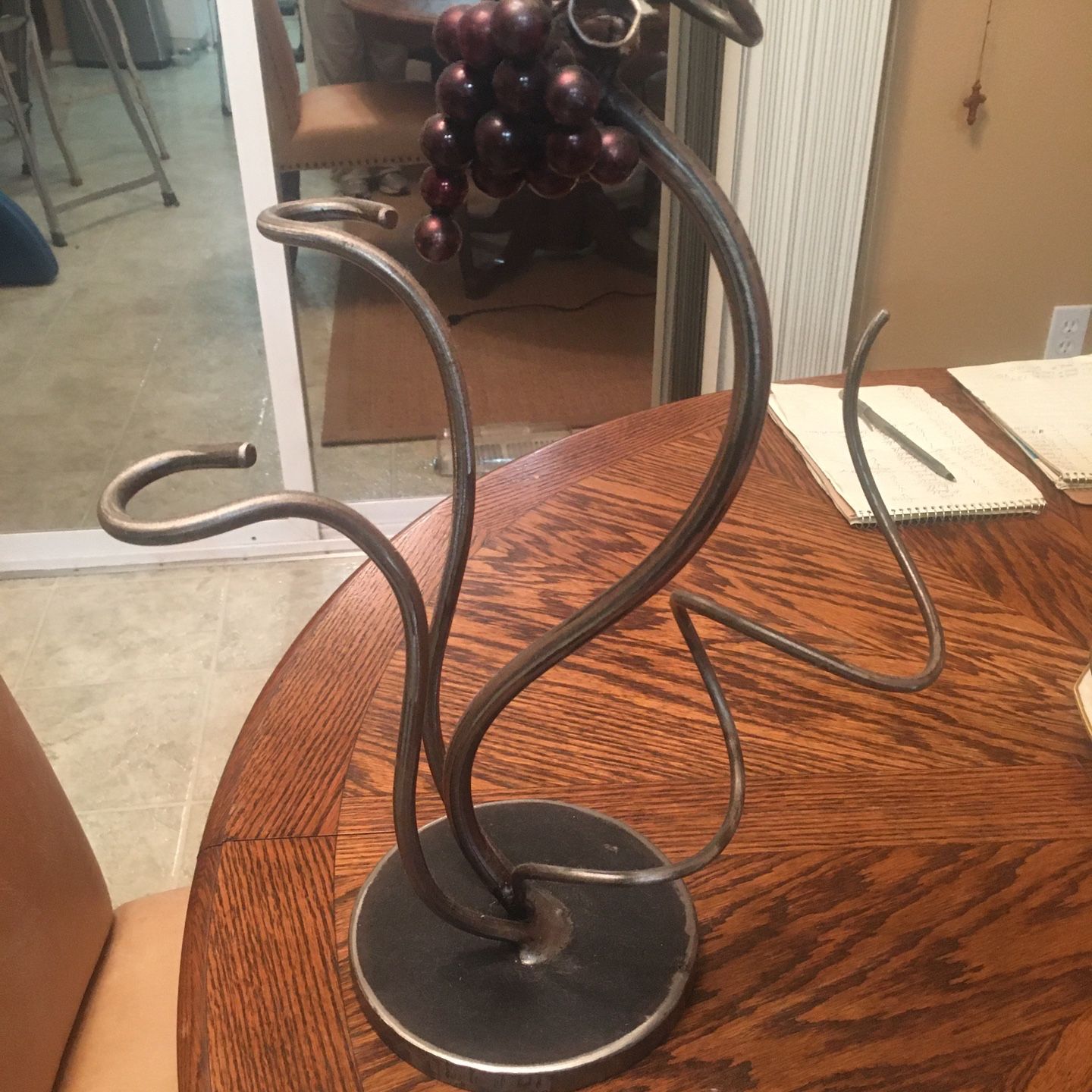 Metal-Wine Bottle Display