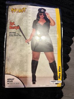 Adult plus 1X police costume