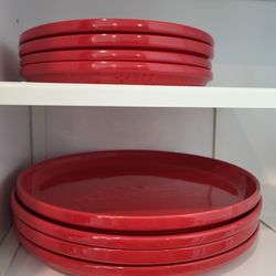 Red plates