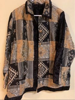 Vintage Parsley & Sage Patchwork Jacket 2X