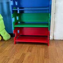 KidKraft Puzzle Book Shelf in Primary  