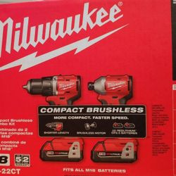 Milwaukee M18 Compact Brushless Combo Kit