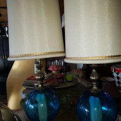 Vintage Lamps 45" Tall