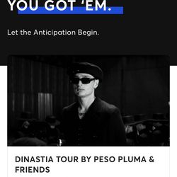 Peso Pluma & Friends - 4 Tickets