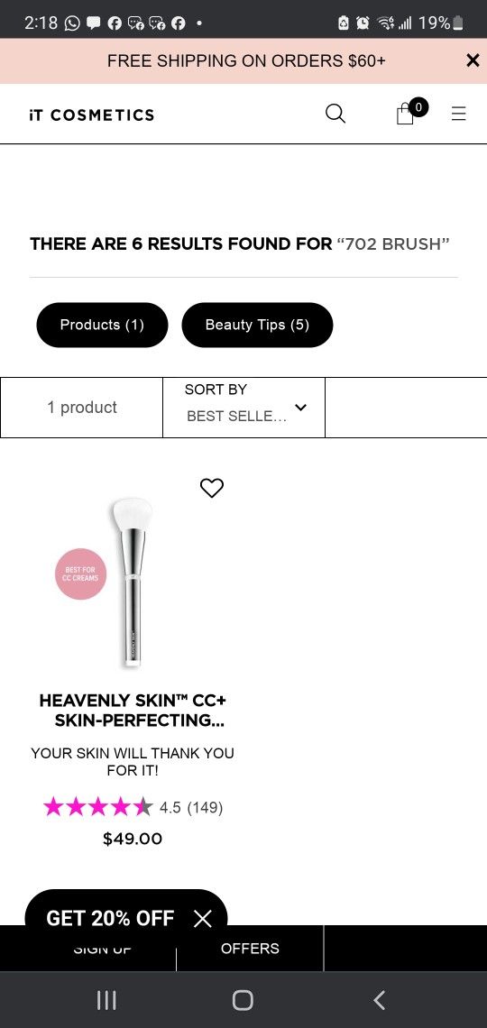 It Cosmetics Makeup Brush