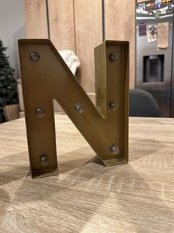 Letter N Home Decor