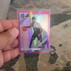 Kyrie Irving Optic Donruss Pink Prizm Refactor Basketball Card