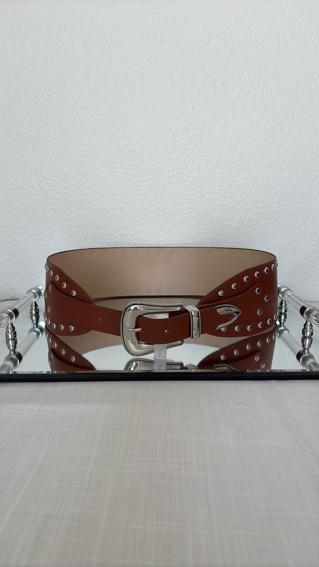 Brown Stud Belt