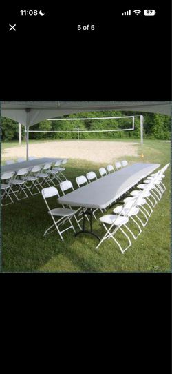 Chairs and tables r,e,n,t