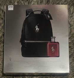 Ralph Lauren Polo Red 2 pc. Parfum and Backpack Gift Set New In Box *Authentic*