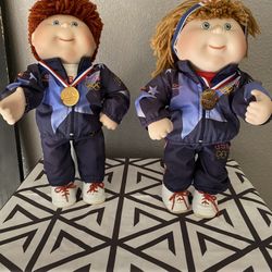 Cabbage Patch Olympics Dolls Porcelain 