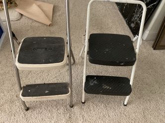 2  steps  folding  step  stools  -  $15  each