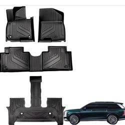 Floor Mats Cargo Liner for 2026+ Hyundai Palisade 7 Seat Hybrid Only