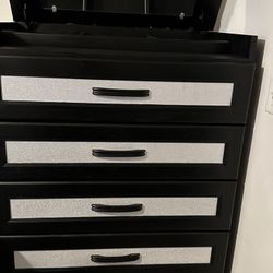 Tall Dresser With Mirror And Storage On Top 