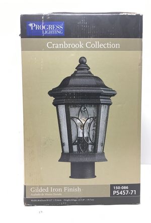 Progress Lighting Cranbrook Collection 1 Light Outdoor Gilded Iron Collection 1 Light Outdoor Gilded Iron