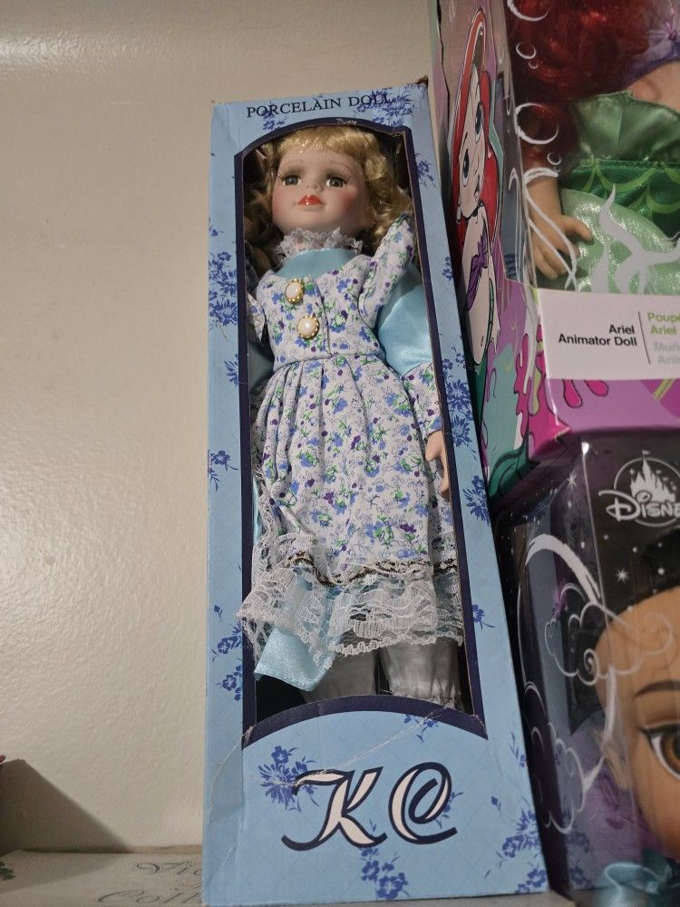 Vintage Porcelain Doll 