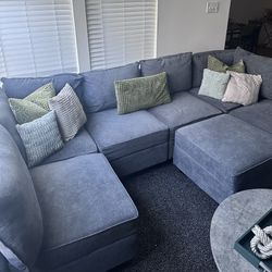 Grey 7-piece Module Couch