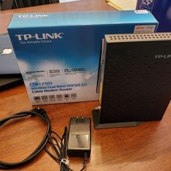 TP-Link AC 1750 Wireless Dual Band Cable Modem/Router