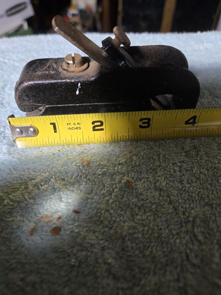 Antique Brass And Wood Level