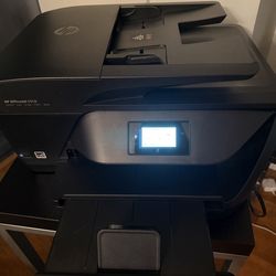 HP OfficeJet 6958 All-in-One Printer + NEW Sealed HP 902 Color Ink