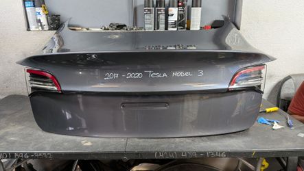 2017-2018-2019-2020 TESLA MODEL 3 TRUNK OEM USED #11342