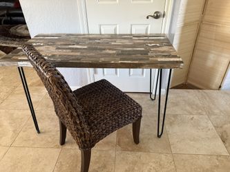 Rustic Modern Writing Desk Table