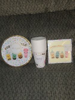 Boba Tea Party Supplies 