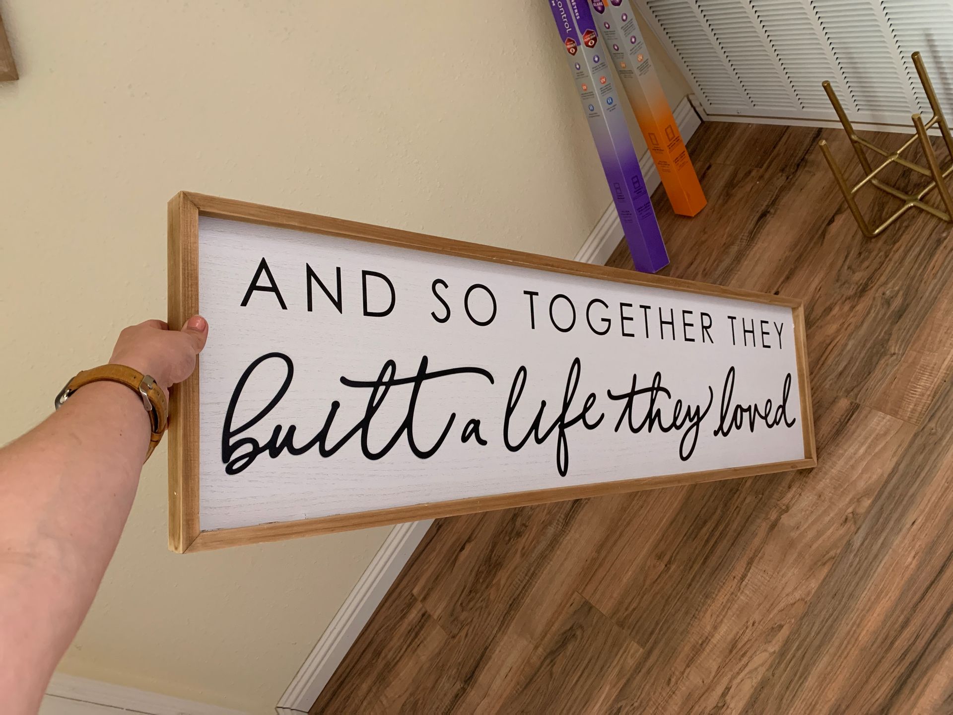 Modern farmhouse sign