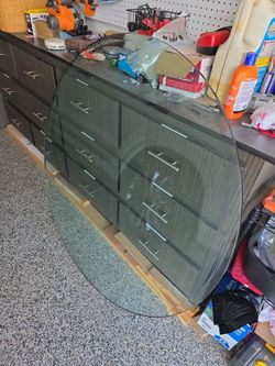Free glass table top