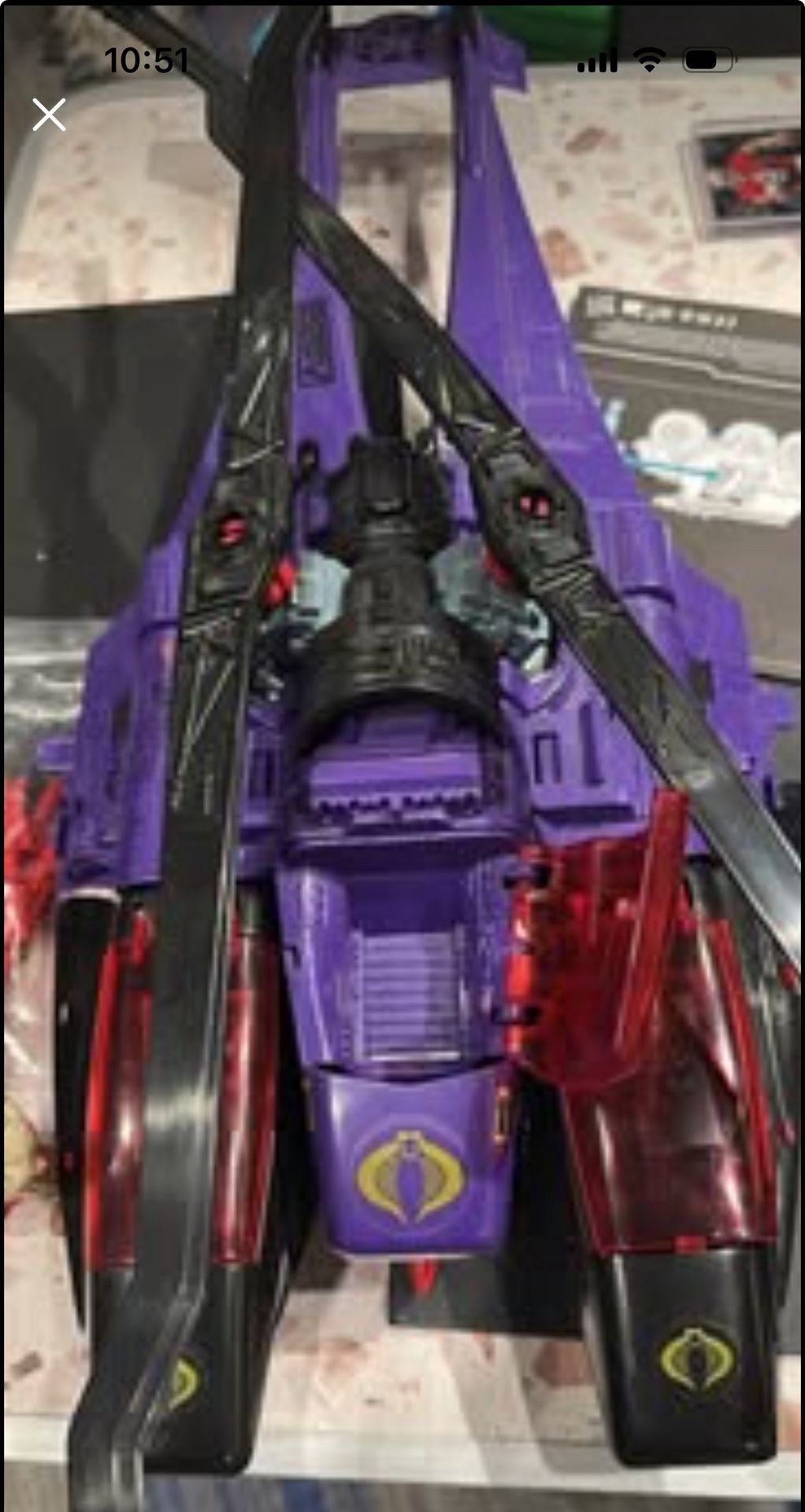 Vintage GI Joe Cobra Mamba! Complete! Comes with two figures!