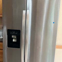 Whirlpool Side-by-Side Refrigerator – Stainless Steel – $600