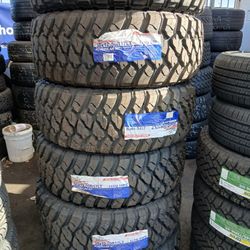4 New Tires Installed/ 4 Llantas Nuevas Instaladas 35/12.50/17 Atlander MT Tires 