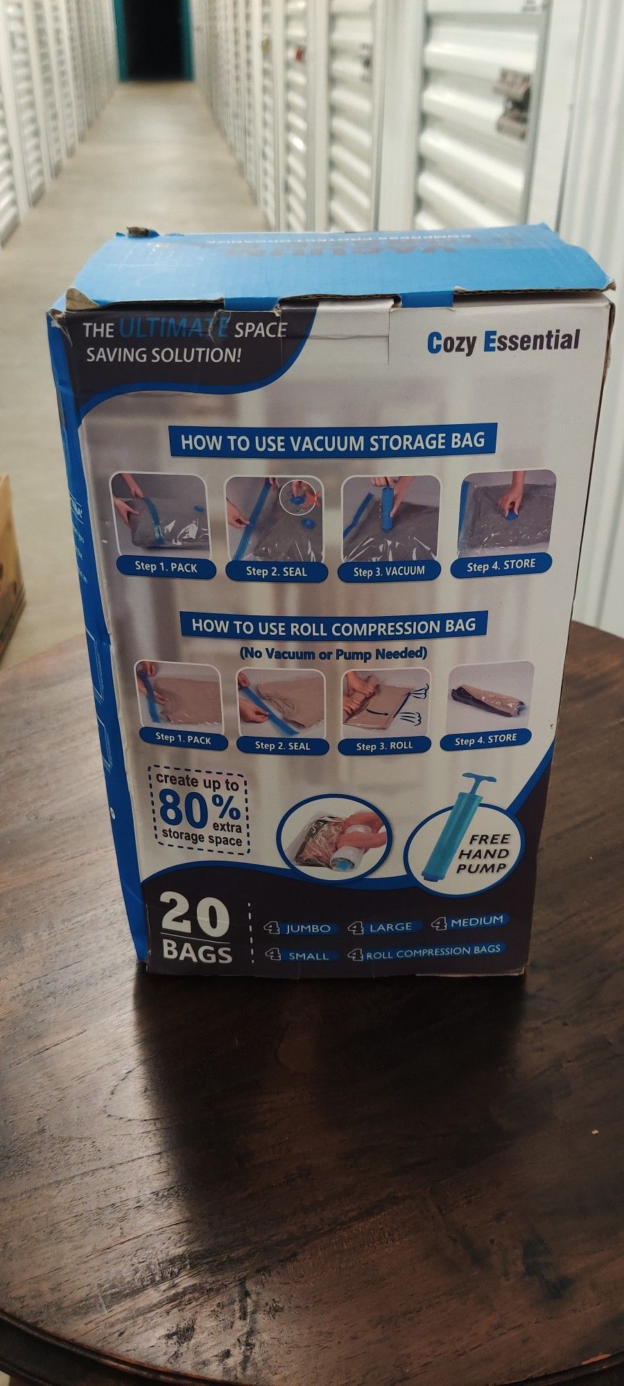 Vacuum Sealed Bag Set with Pump