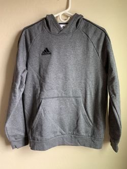 New with tags Adidas grey hoodie sweatshirt youth XL