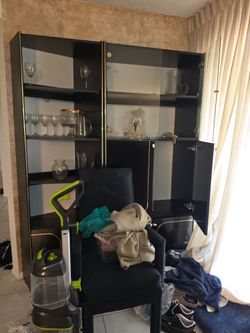 Black China cabinet