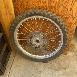 Motocross Tire And Rim