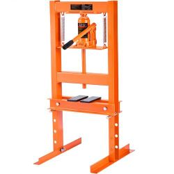 Hydraulic Shop Press, 6 Ton H-Frame Hydraulic Garage/Shop Floor Press For Pulley Press