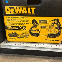 Dewalt 20v Max Xr Brushless Deep Cut Band Saw Kit 