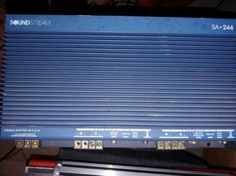  Soundstream SA244 old school US-made 4-channel amplifier
