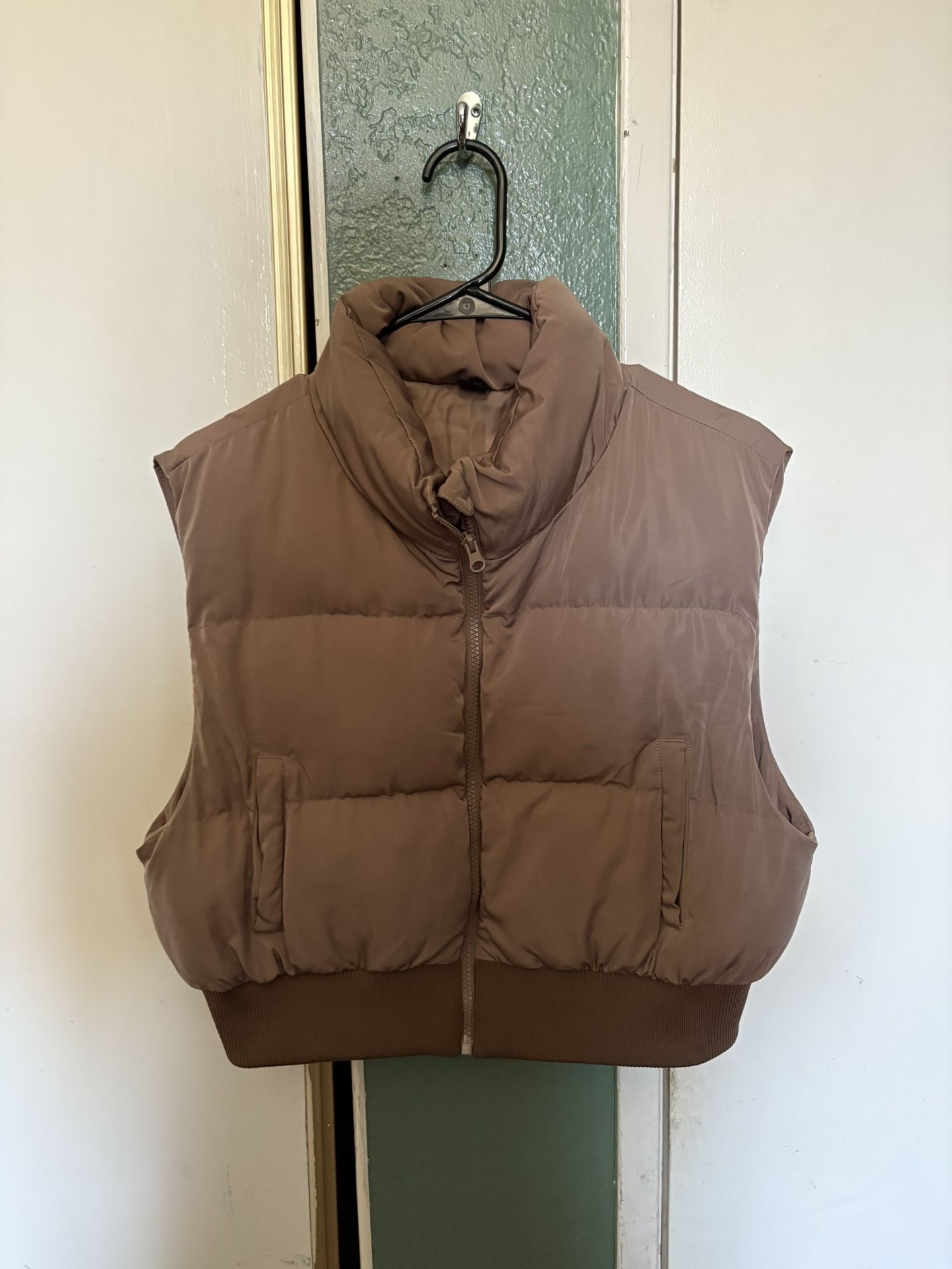 Brown Puffer Vest