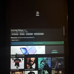 Galaxy Tablet With Special Free Movie App
