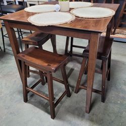 Dining Table Set With Stools
