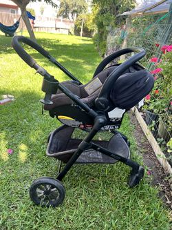evenflo pivot travel stroller & car seat